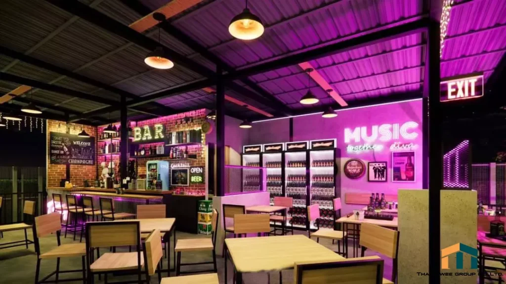 รับออกแบบร้านเหล้า นั่งชิว รับออกแบบร้านเหล้า นั่งชิว