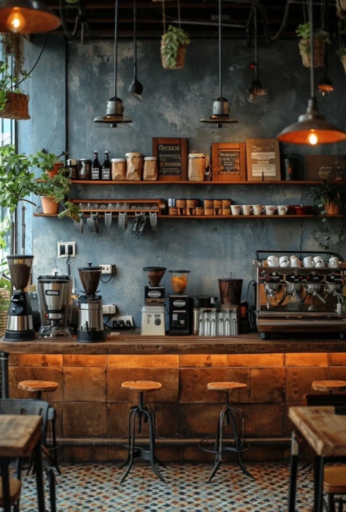 ออกแบบร้านกาแฟสไตล์ลอฟท์